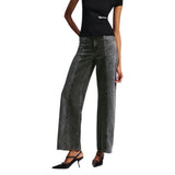 Karl Lagerfeld Black Cotton Relaxed Fit Jeans for Women