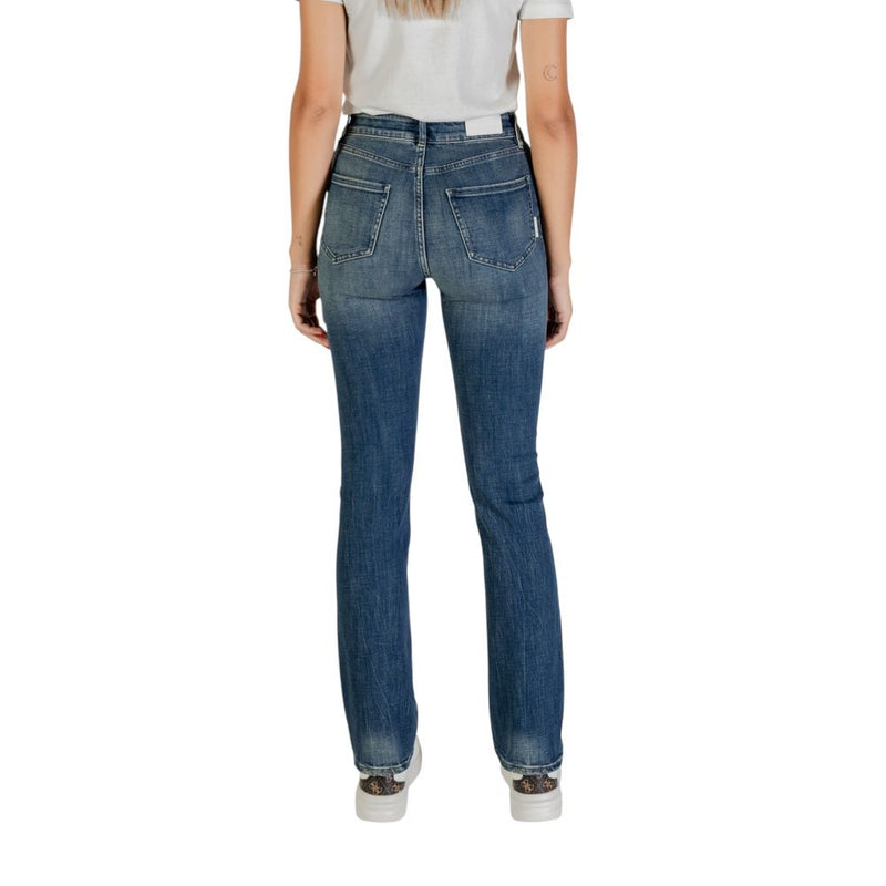 Armani Exchange Blue Cotton Skinny Jeans for Women