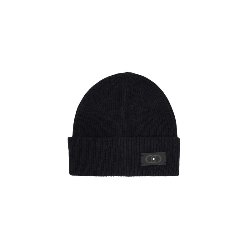 Liu Jo Black Polyester Beanie and Scarf Set