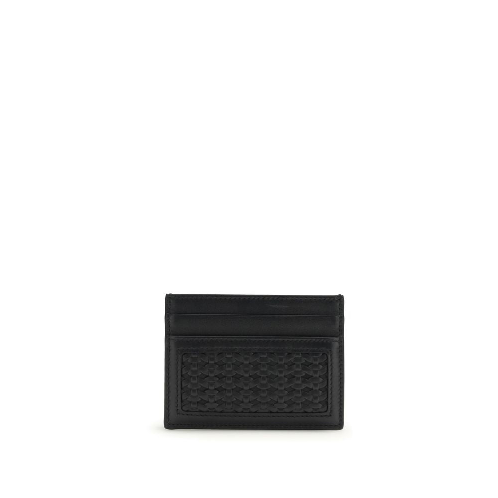 Portefeuille Dolce & Gabbana en coton noir