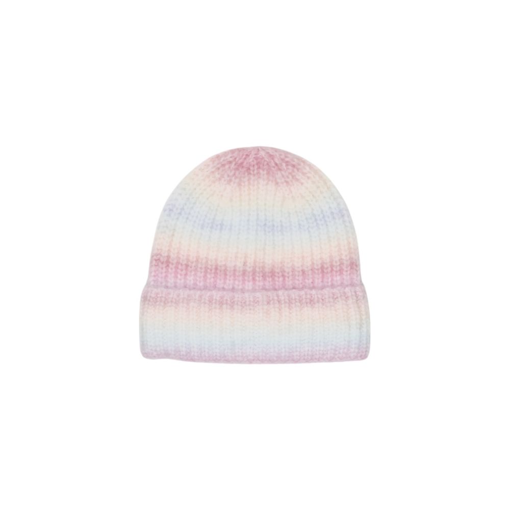 Pieces Multicolor Marabou Beanie - Cozy & Stylish