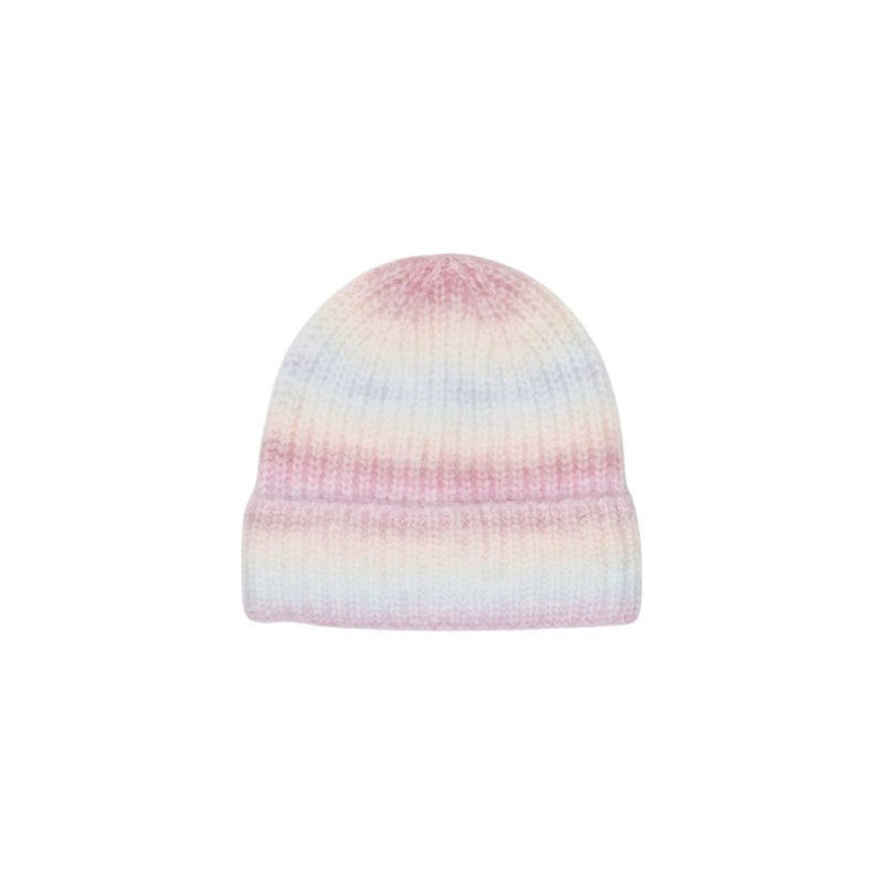 Pieces Multicolor Marabou Beanie - Cozy & Stylish