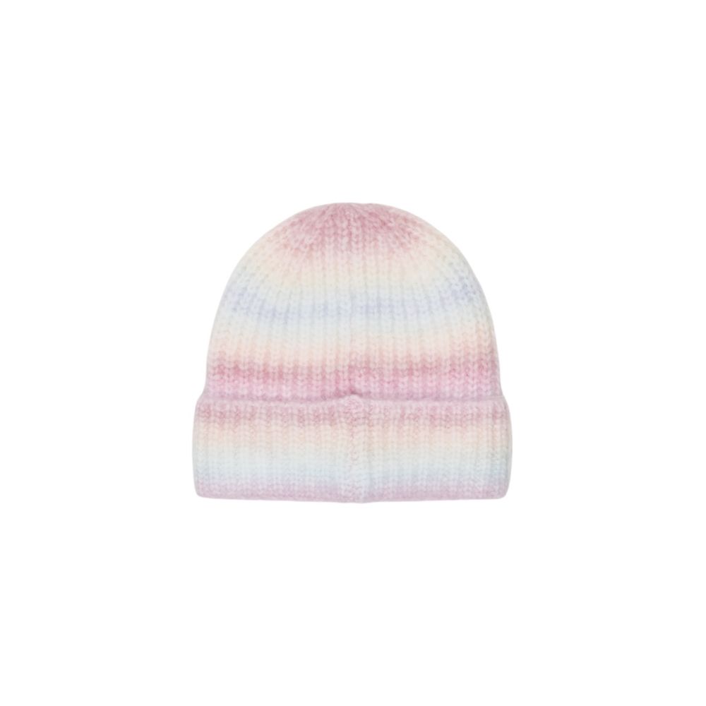 Pieces Multicolor Marabou Beanie - Cozy & Stylish