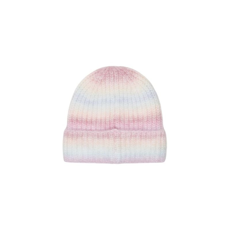 Pieces Multicolor Marabou Beanie - Cozy & Stylish