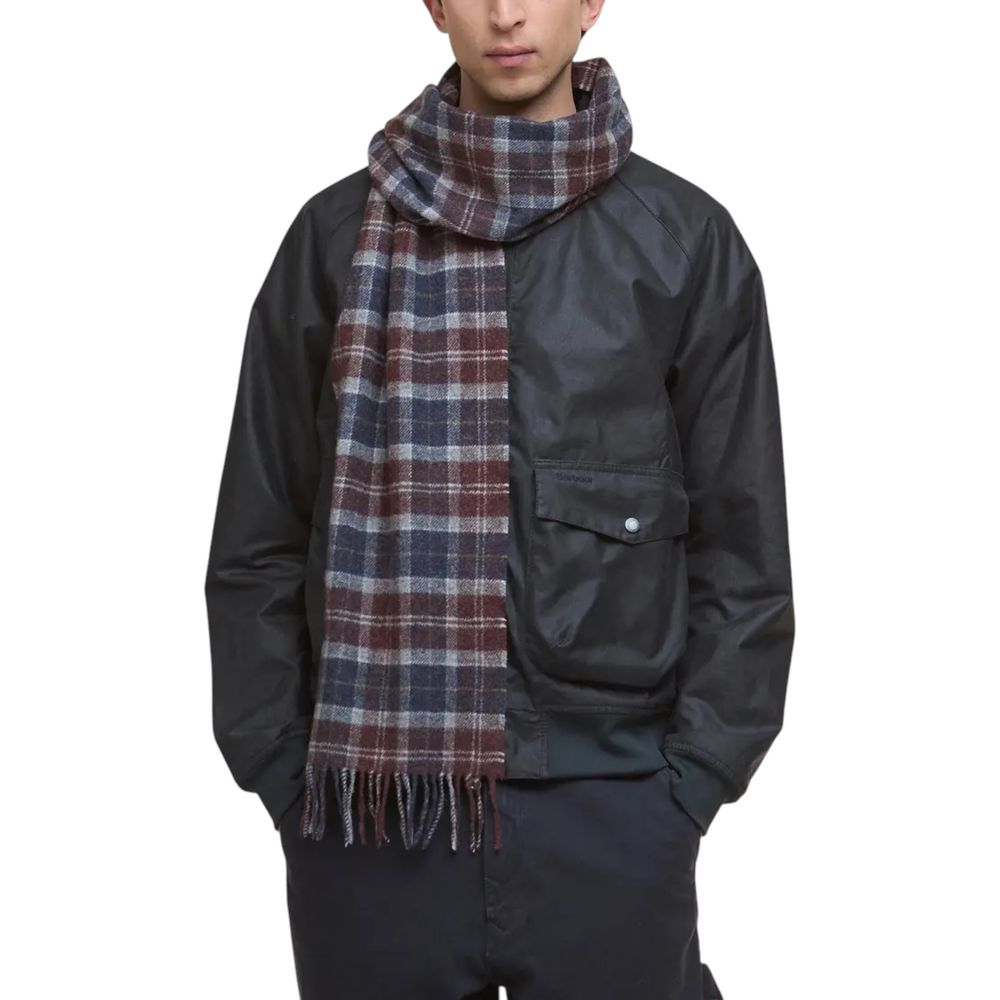 Écharpe Barbour bicolore en laine