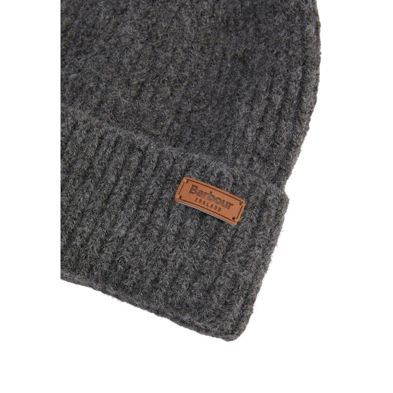 Barbour Pendle Gray Beanie & Blair Scarf Set