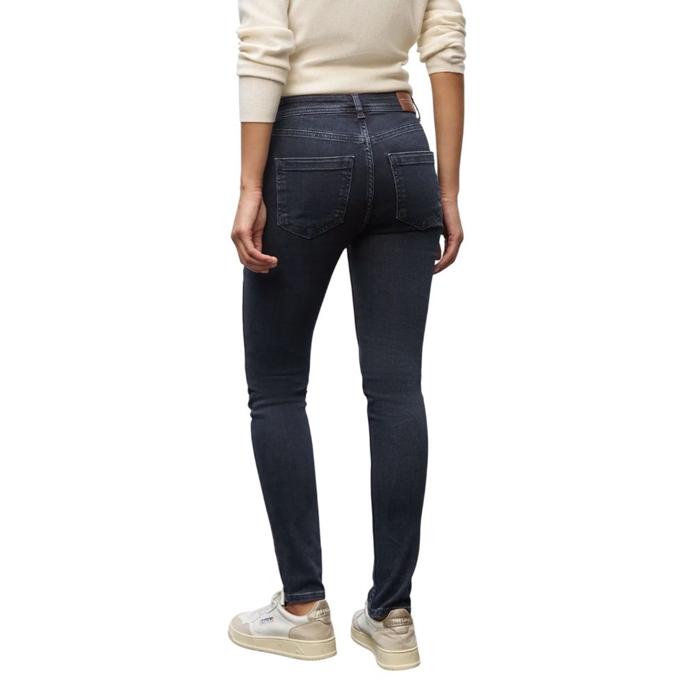 Street One Blue Cotton Skinny Jeans for Women - Model 379541