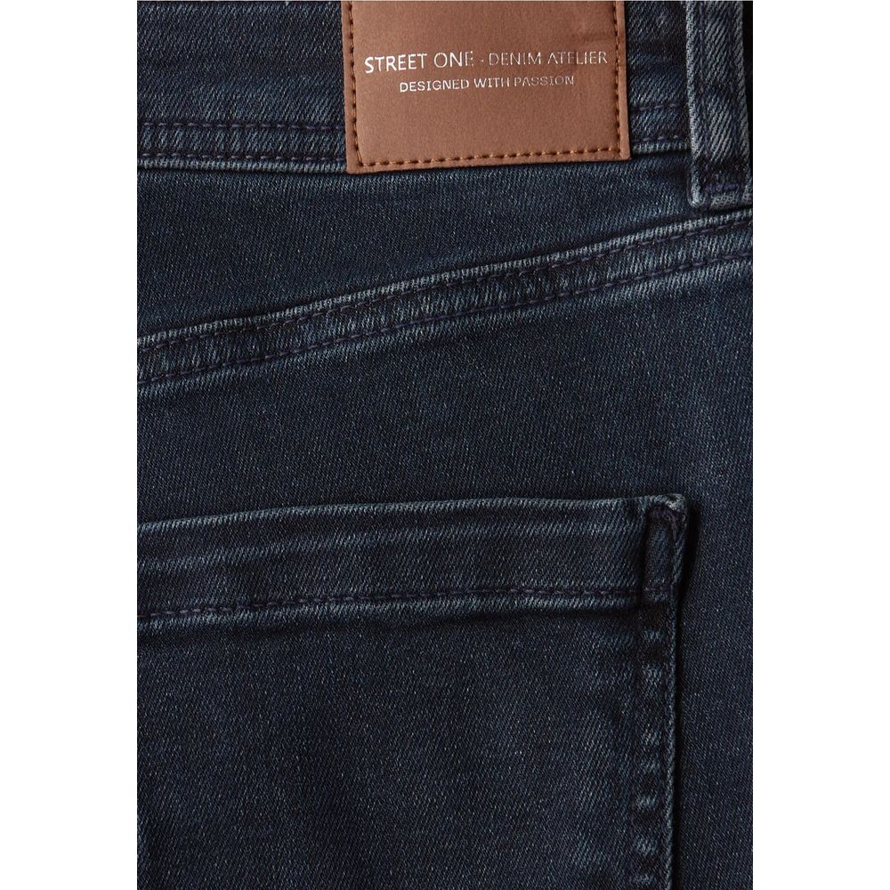 Street One Blue Cotton Skinny Jeans for Women - Model 379541