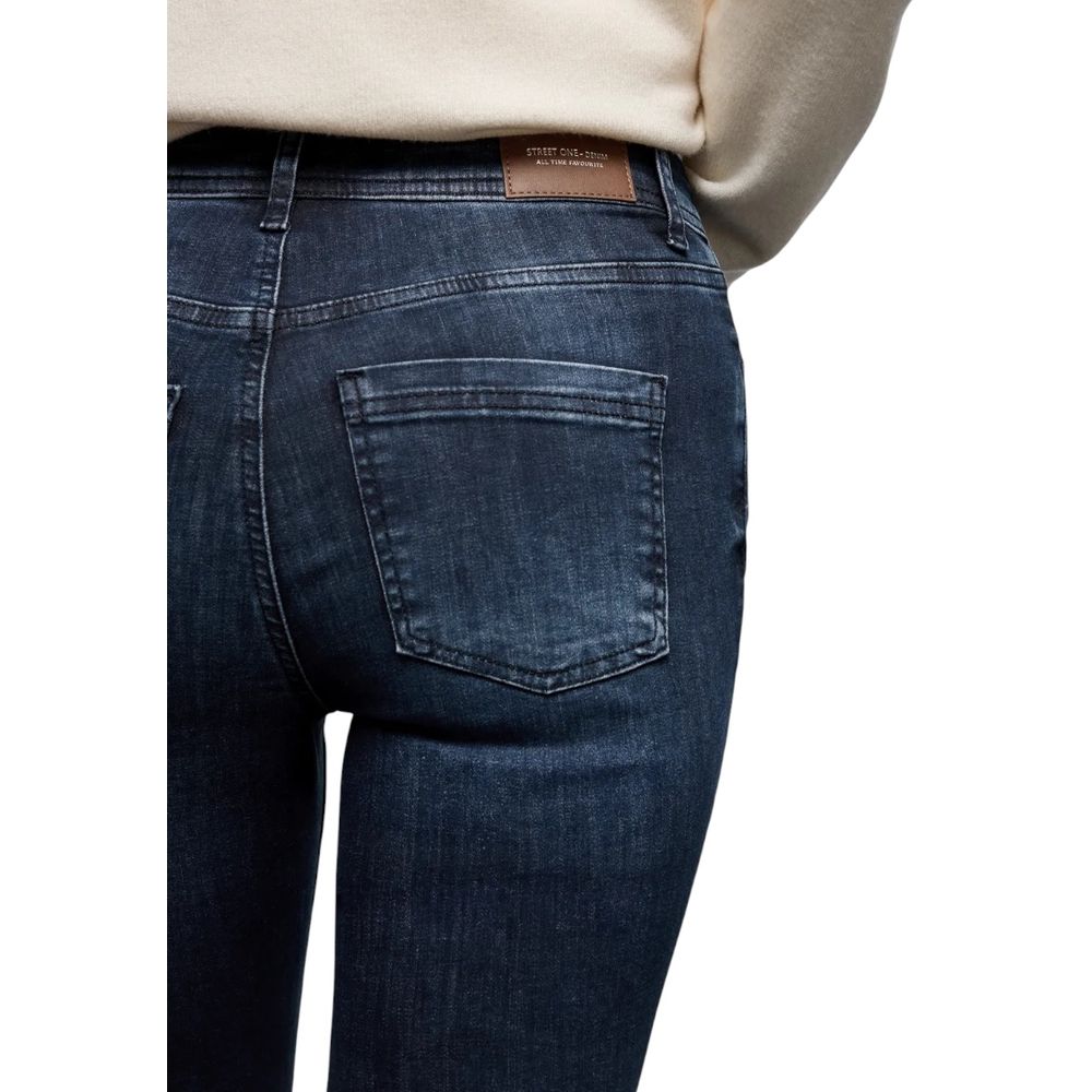 Street One Blue Cotton Skinny Jeans - Model 379542