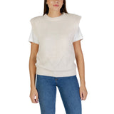 ICHI IHPOVOKE WA5 20124588 Cream Sleeveless Sweater