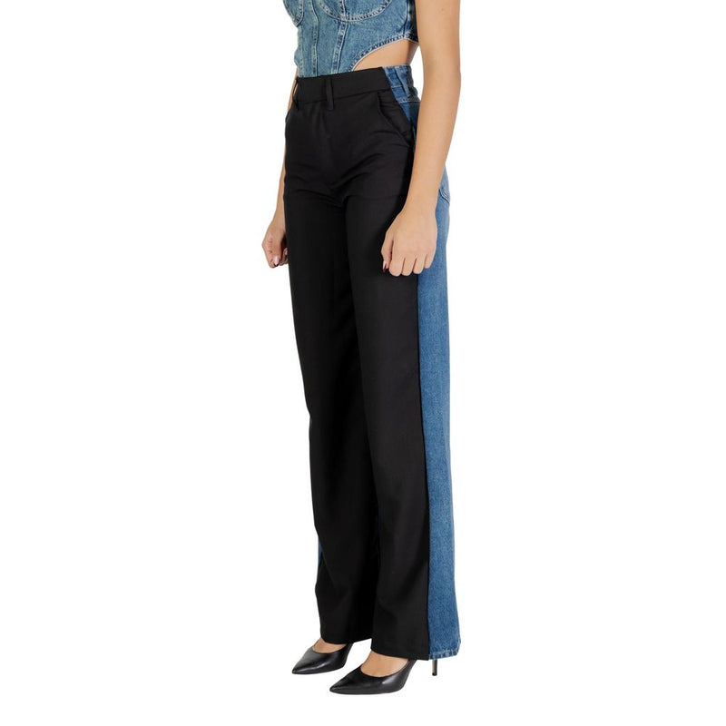Colcci Black Polyester Mom Jeans for Women