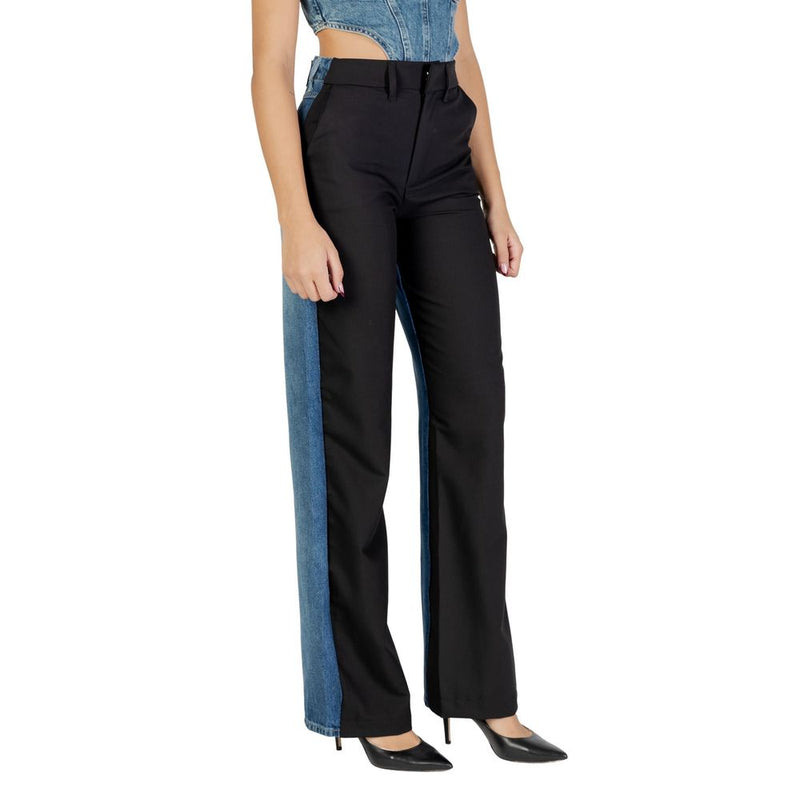 Colcci Black Polyester Mom Jeans for Women