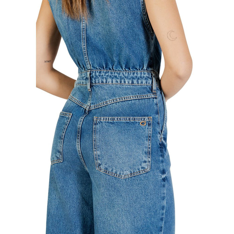 Colcci Blue Cotton Jumpsuit for Women - Model 054.11.00022