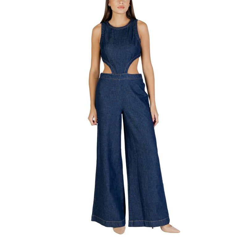 Colcci Blue Cotton Jumpsuit - Model 054.01.01467