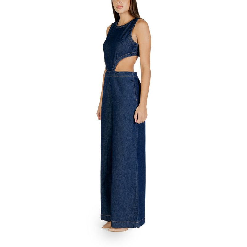 Colcci Blue Cotton Jumpsuit - Model 054.01.01467