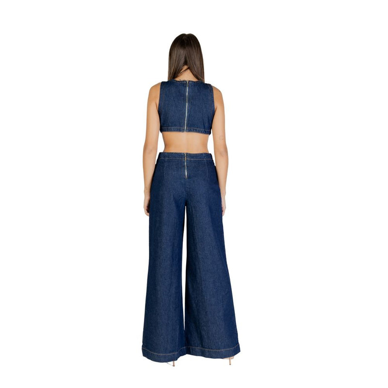 Colcci Blue Cotton Jumpsuit - Model 054.01.01467