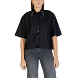 Colcci Black Viscose Shortsleeve Shirt - Model 030.01.02925