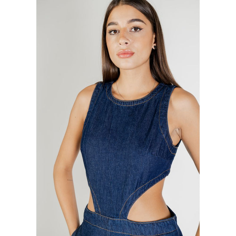 Colcci Blue Cotton Jumpsuit - Model 054.01.01467