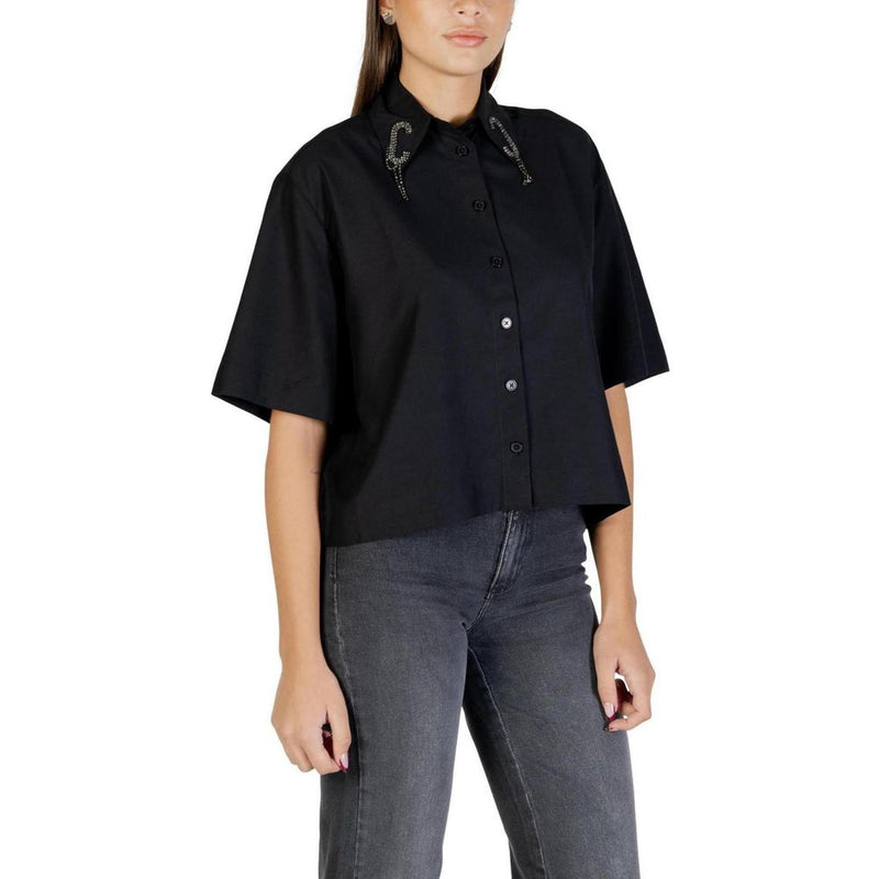 Colcci Black Viscose Shortsleeve Shirt - Model 030.01.02925