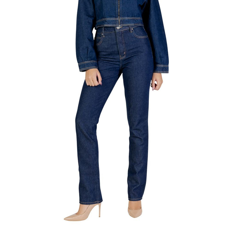 Colcci Blue Cotton Skinny Jeans - Essential Slim Fit for Women