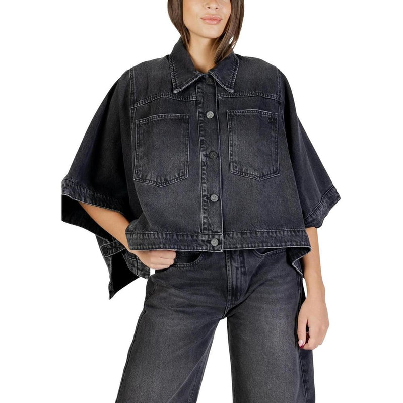 Colcci Black Cotton Denim Jacket - Model 032.11.00071