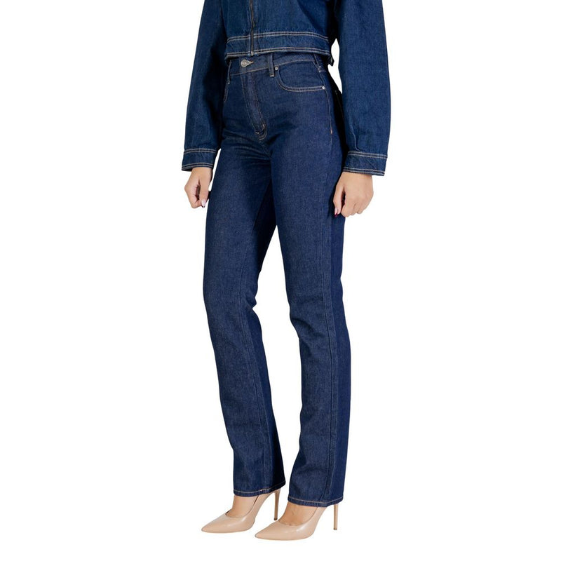 Colcci Blue Cotton Skinny Jeans - Essential Slim Fit for Women