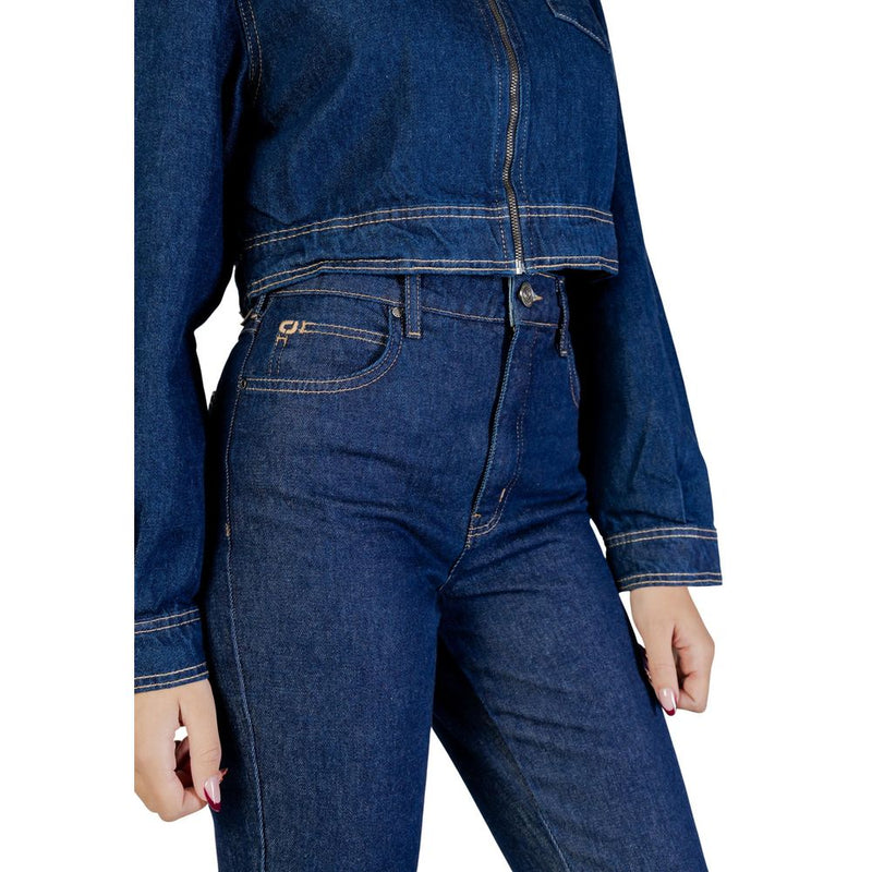 Colcci Blue Cotton Skinny Jeans - Essential Slim Fit for Women