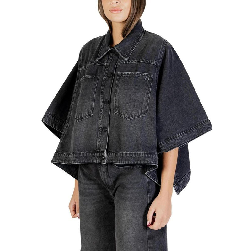 Colcci Black Cotton Denim Jacket - Model 032.11.00071