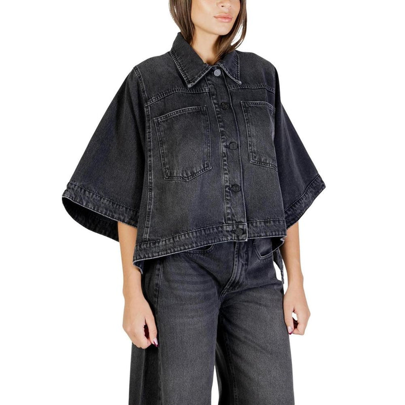 Colcci Black Cotton Denim Jacket - Model 032.11.00071