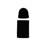 Bonnet Tommy Hilfiger en coton noir