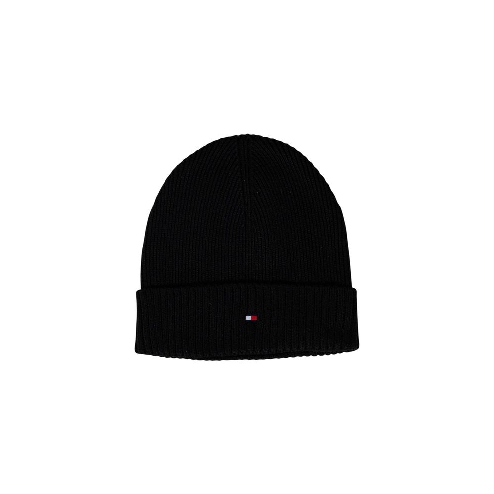 Bonnet Tommy Hilfiger en coton noir