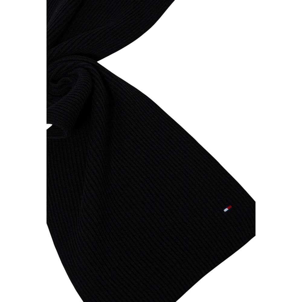 Bonnet Tommy Hilfiger en coton noir