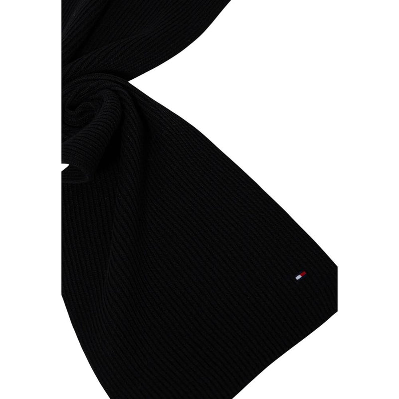 Tommy Hilfiger Black Cotton Beanie