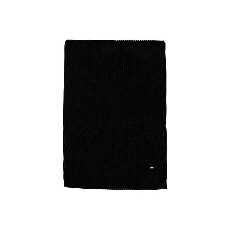Tommy Hilfiger Black Cotton Beanie