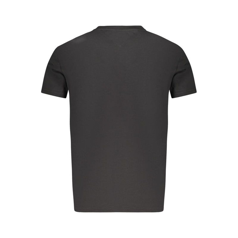 T-shirt homme en coton noir Tommy Hilfiger