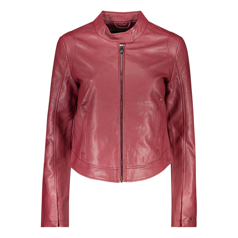 Desigual Ariel Rosso Polyurethane Women Jacket