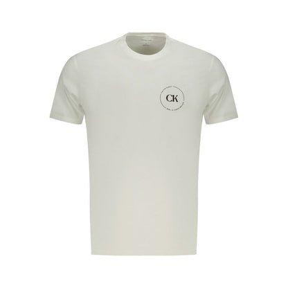 T-shirt en coton blanc pour homme Calvin Klein