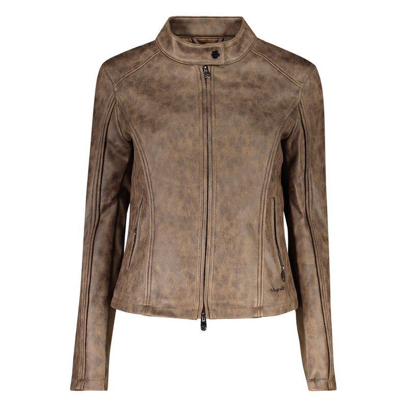 Desigual Verde Poliuretano Veste Femme