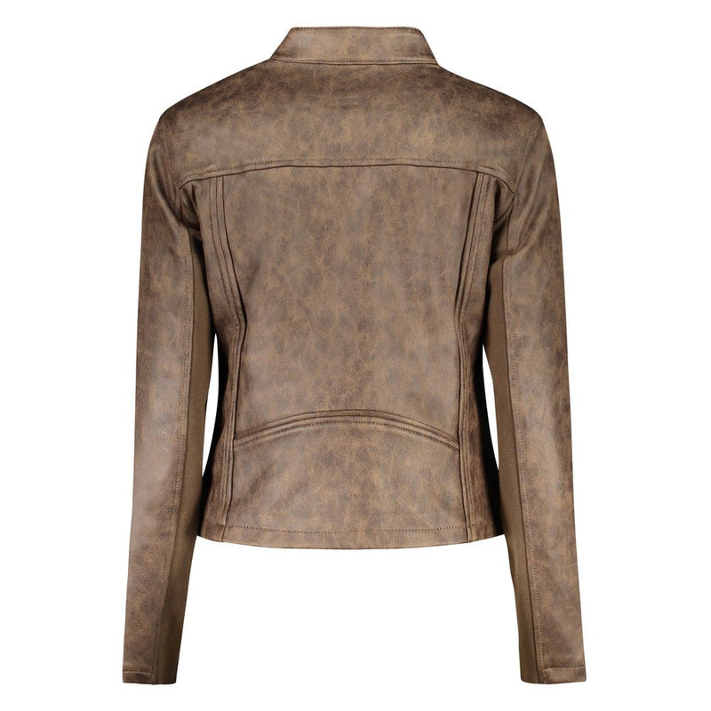 Desigual Verde Poliuretano Veste Femme