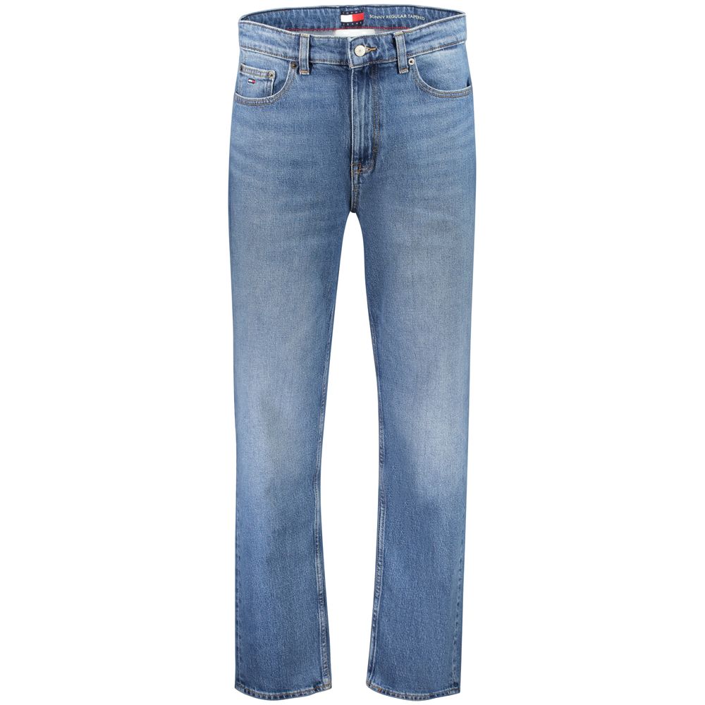 Tommy Hilfiger Blauwe Katoenen Herenjeans