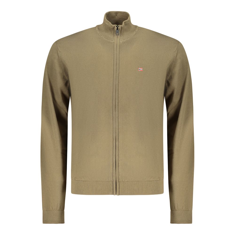 Napapijri Verde Cardigan en Coton pour Homme