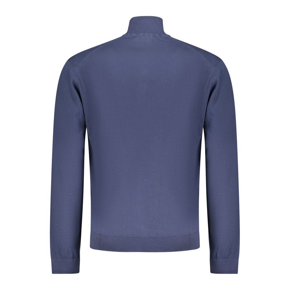 Napapijri Blue Cotton Cardigan for Men
