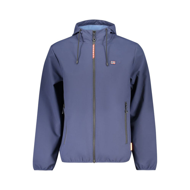 Noorwegen 1963 Blauw Polyester Herenjack