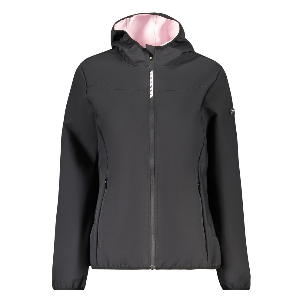 Norway 1963 Black Polyester Women's Soft Shell Jacket