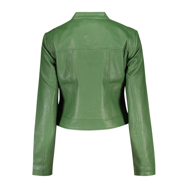 Veste en cuir verte Desigual Ariel pour femmes