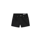 Vero Moda VMTESS MR Black Cotton Shorts for Women