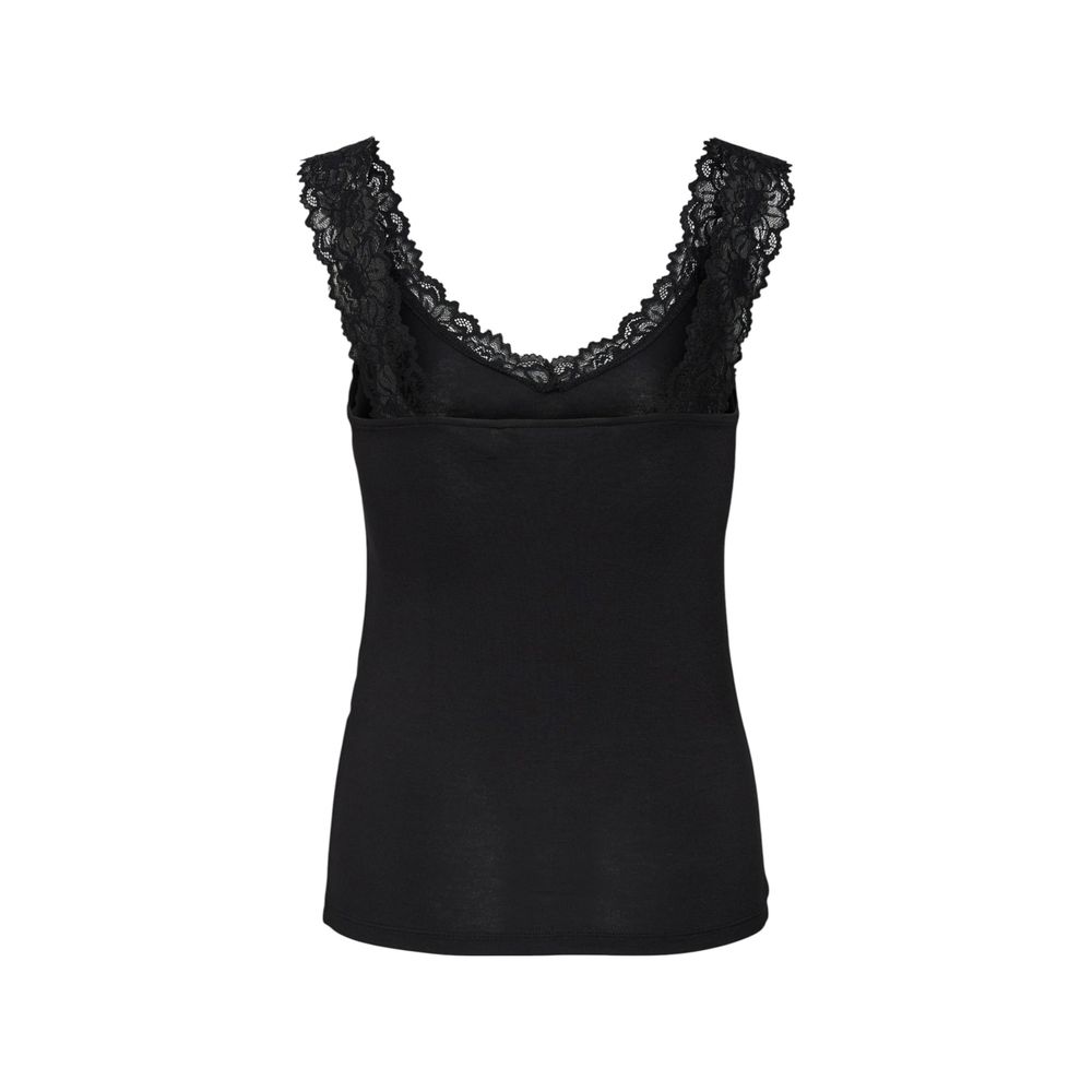 Vero Moda VMROSA Black Viscose Tank Top for Women
