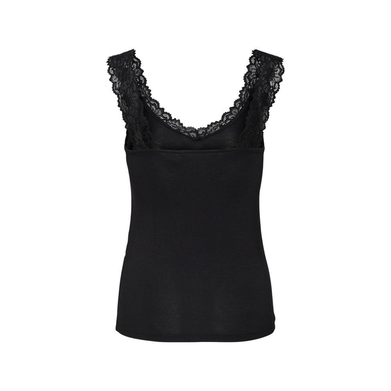 Vero Moda VMROSA Black Viscose Tank Top for Women