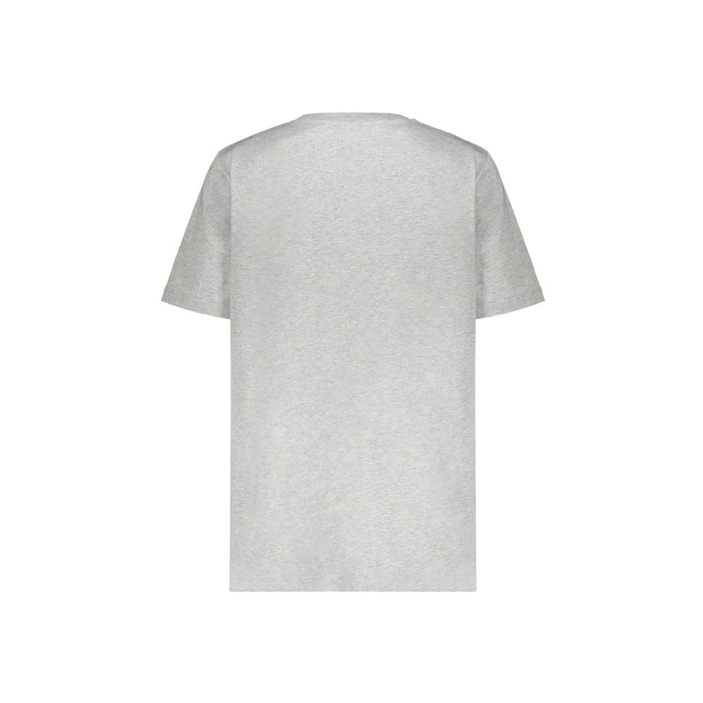 Balmain Gray Cotton T-Shirt for Women