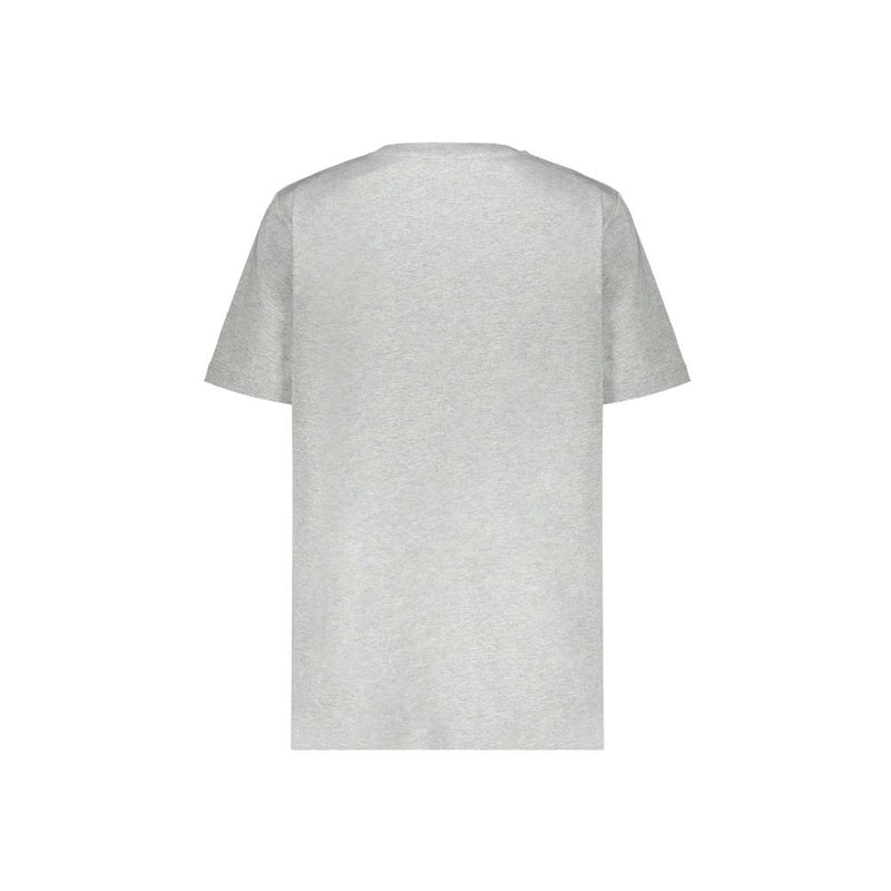 Balmain Gray Cotton T-Shirt for Women